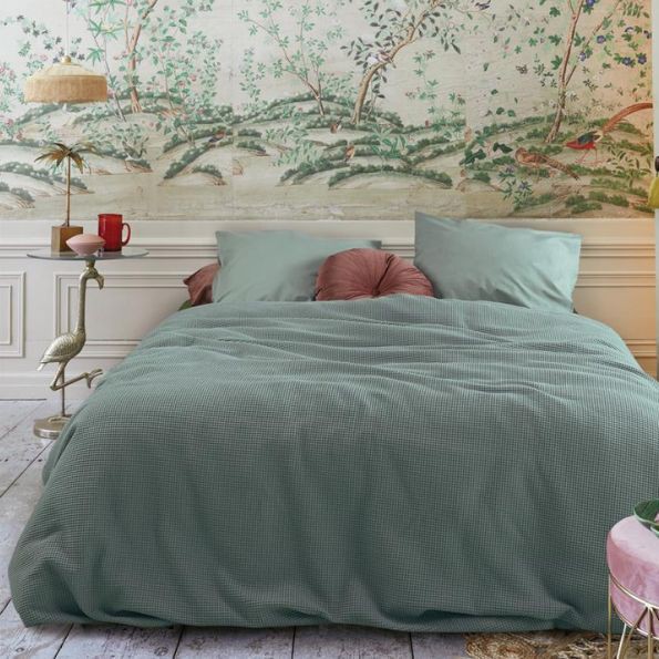 Dekbedovertrekset Relax Grey Green